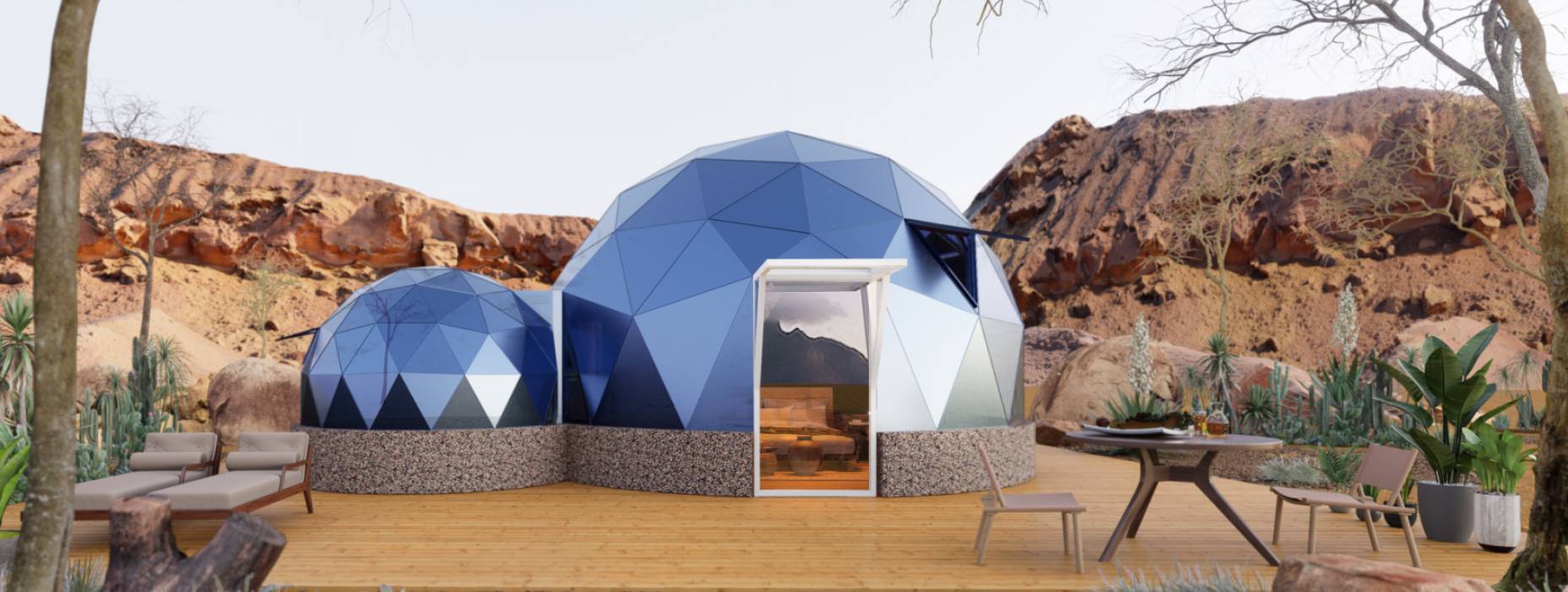 河津市球形智能光伏玻璃星空房